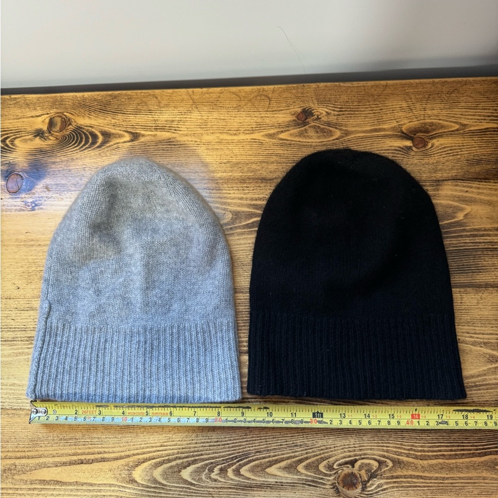 100% Cashmere Uniqlo Beanies